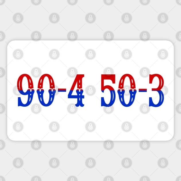 Do The Math 90-4 50-3 For The Smarter Folks 8647 anti-trump Sticker by Luxinda